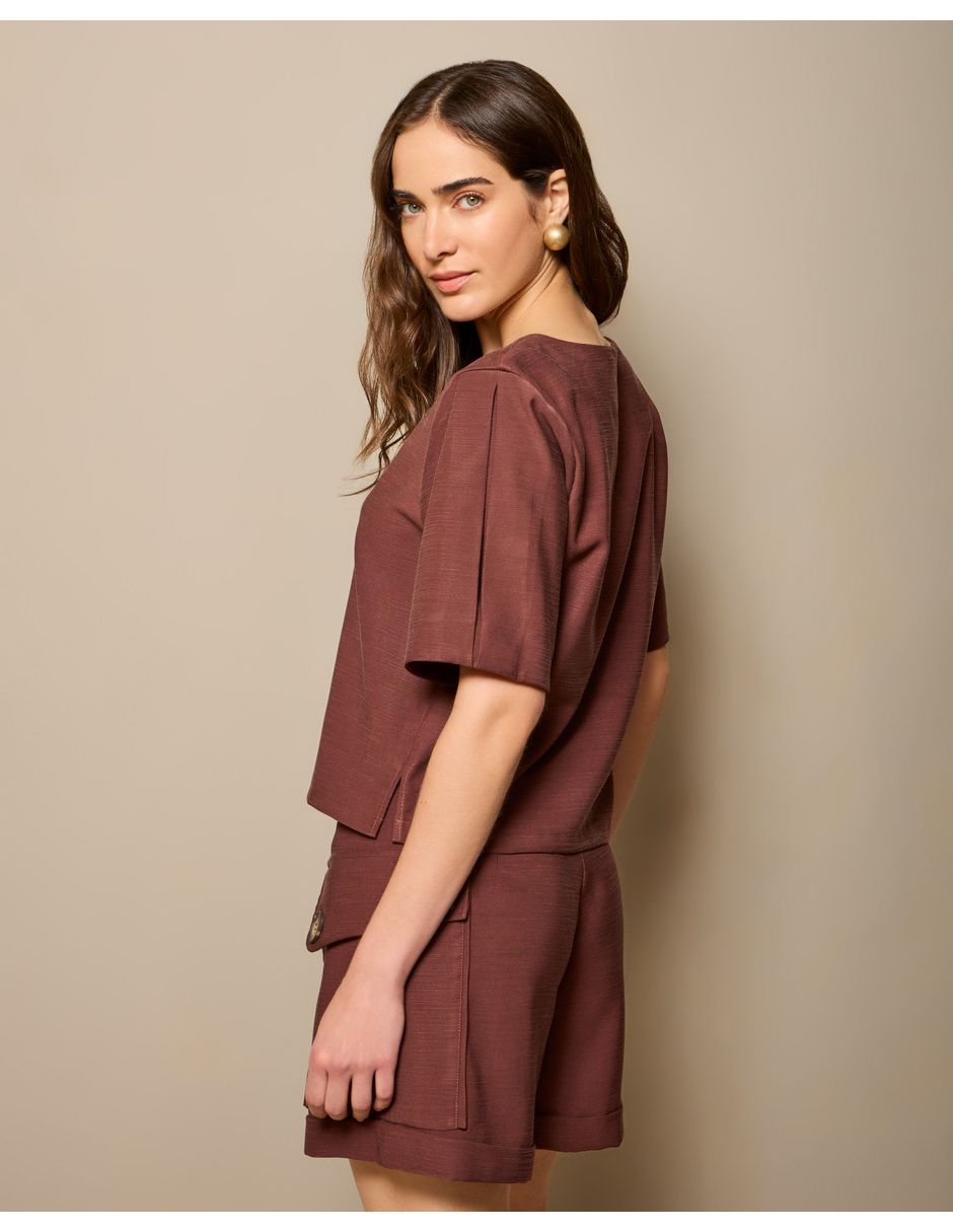 Blusa manga Corta para mujer