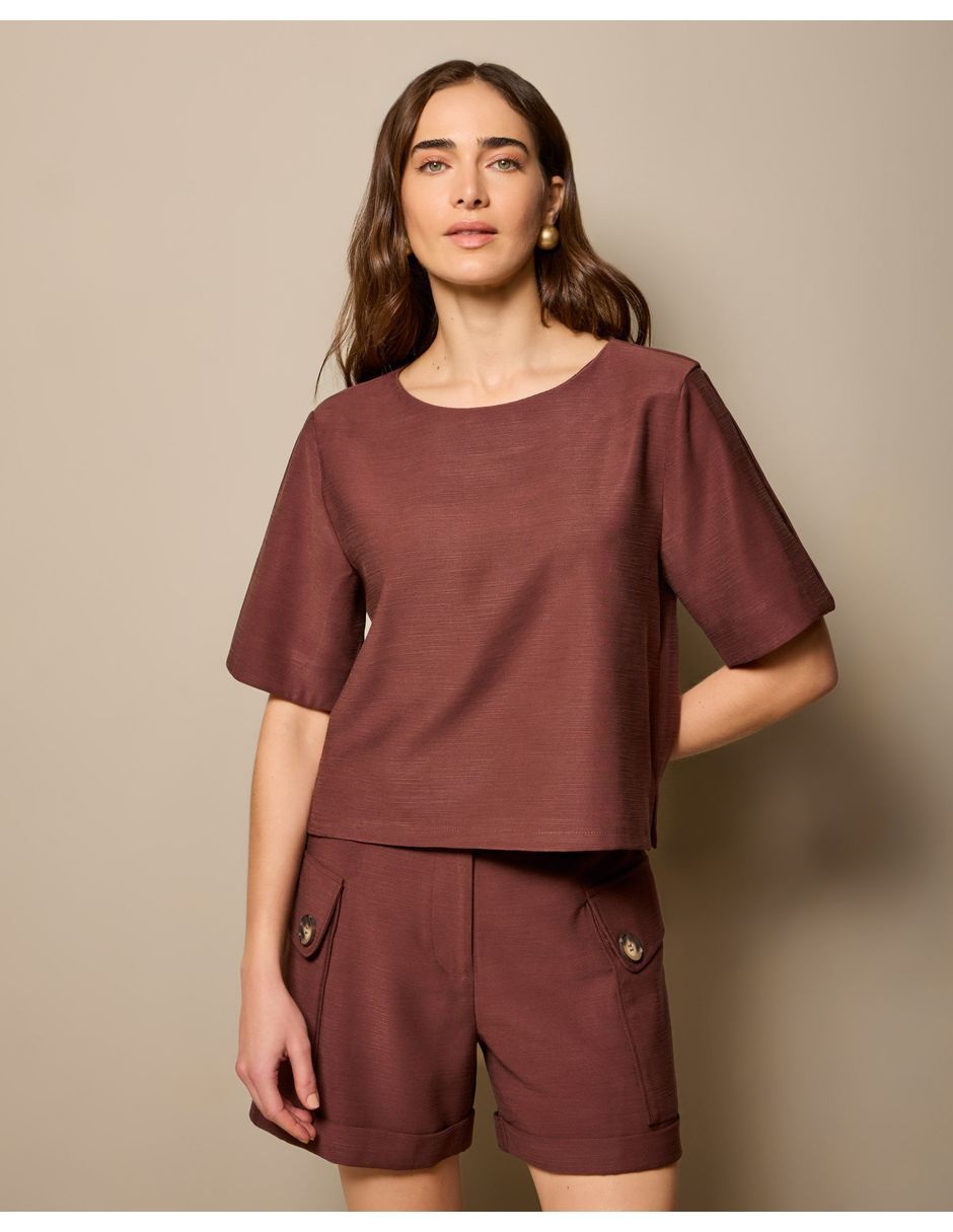 Blusa manga Corta para mujer