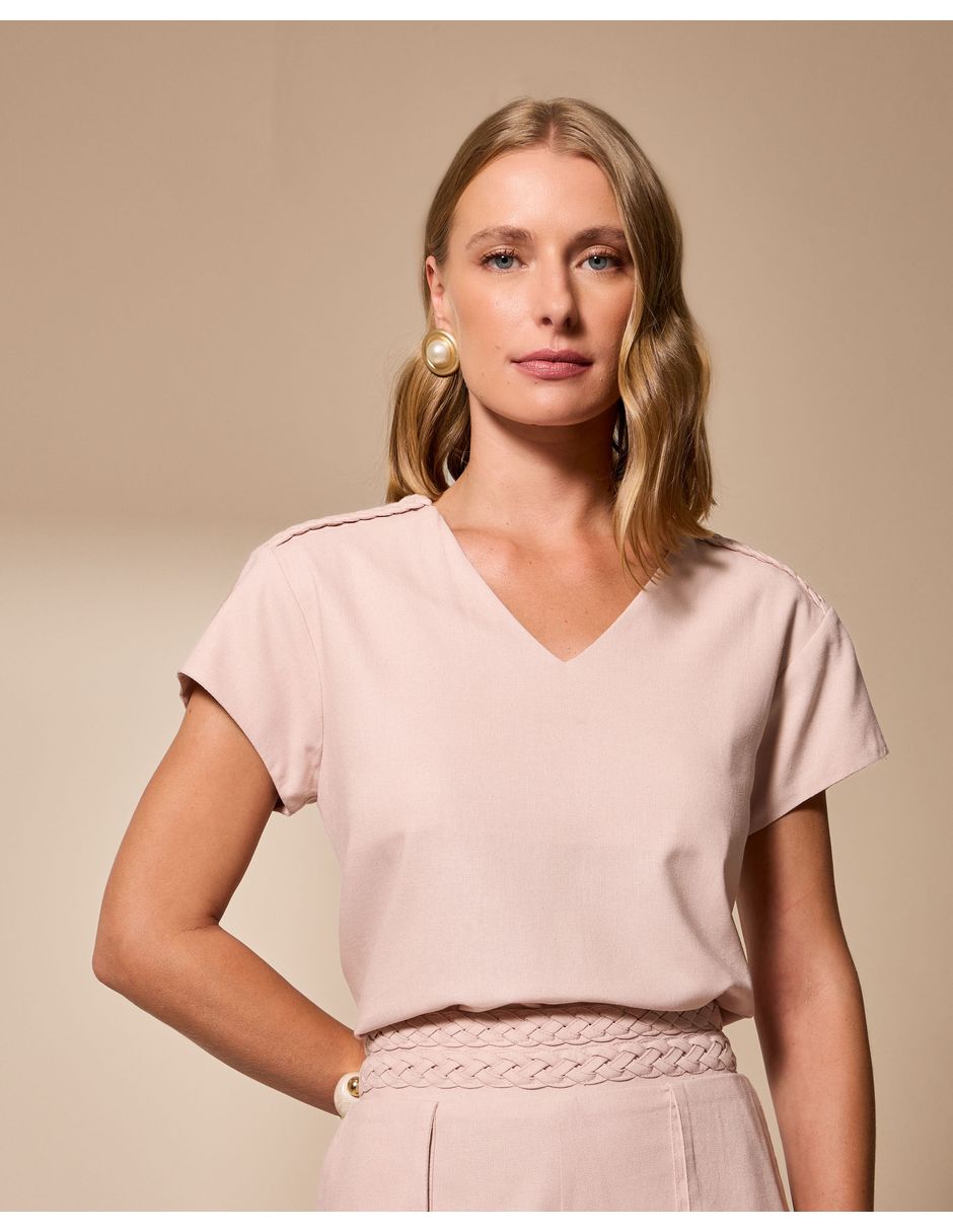 Blusa manga Corta para mujer