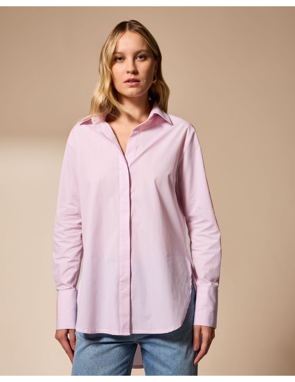 Camisa/Sobrecamisa de Algodón manga Larga para mujer 5