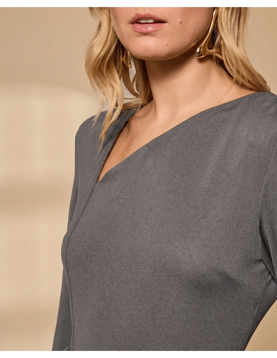 Jumpsuit de Viscosa Casual estampado Liso para mujer