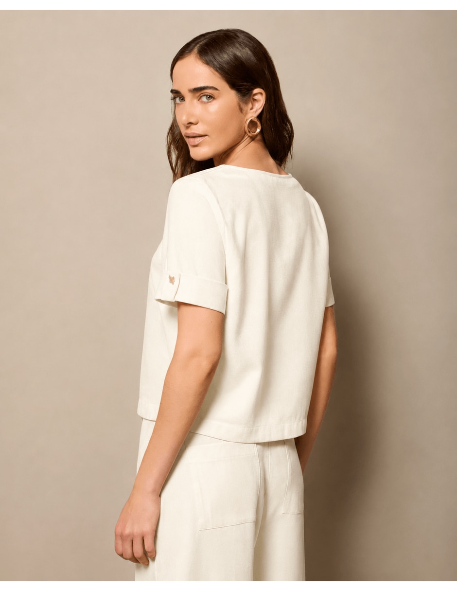 Blusa manga Corta para mujer