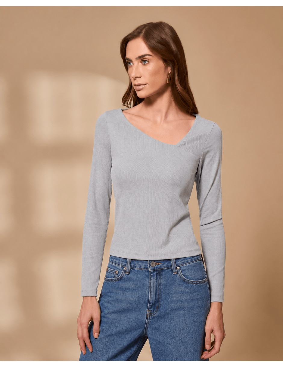 Blusa manga Larga para mujer