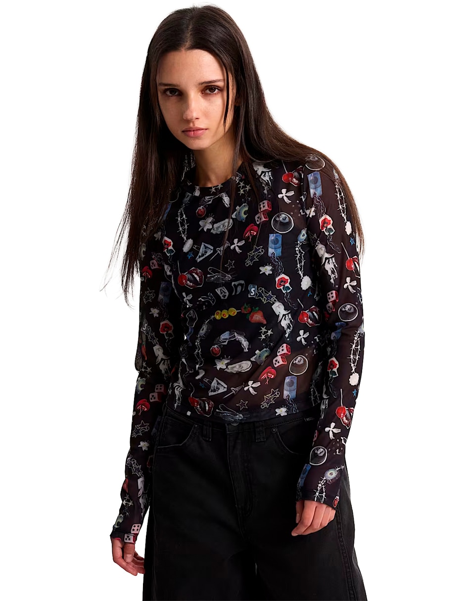 Set playera manga cuello redondo para mujer