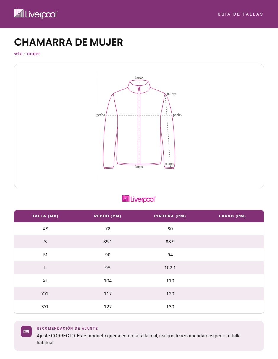 Chamarra Sí de Poliéster para mujer 5