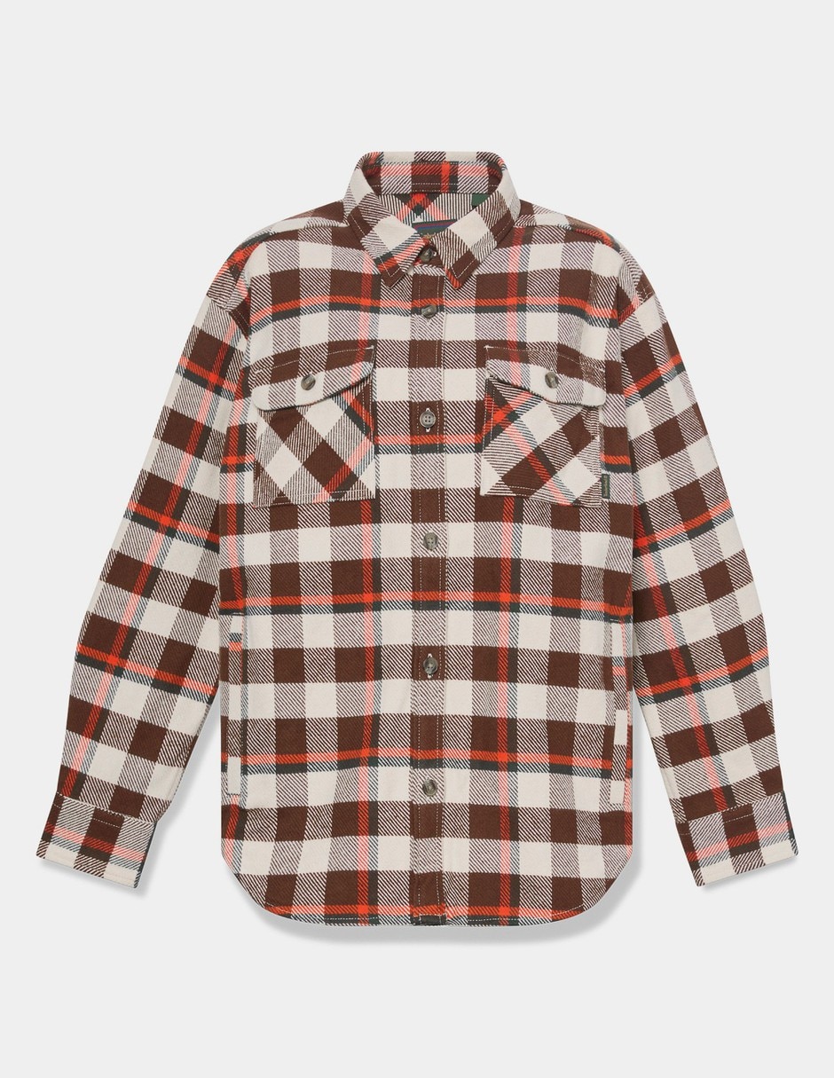 Camisa/Sobrecamisa Camisa de cuadros para mujer Multicolor TBC0YH56V09 de Algodón manga Larga para mujer 5