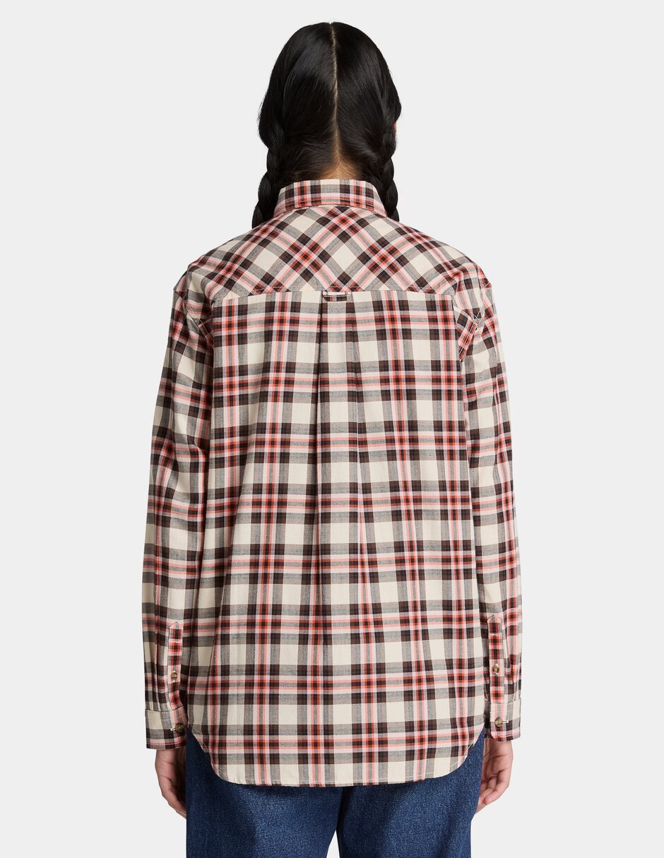 Camisa/Sobrecamisa Camisa de manga larga de franela de peso medio para mujer Multicolor TBC0YH58V09 de Algodón manga Larga para mujer 4