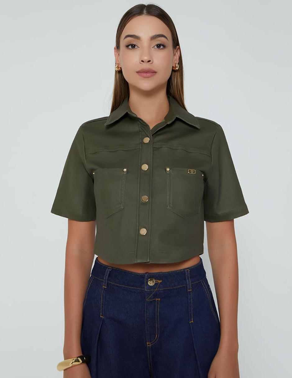 Blusa camisera Sin familia o colección manga Corta para mujer