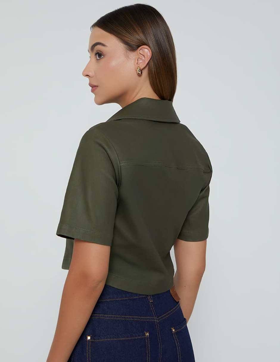 Blusa camisera Sin familia o colección manga Corta para mujer 2