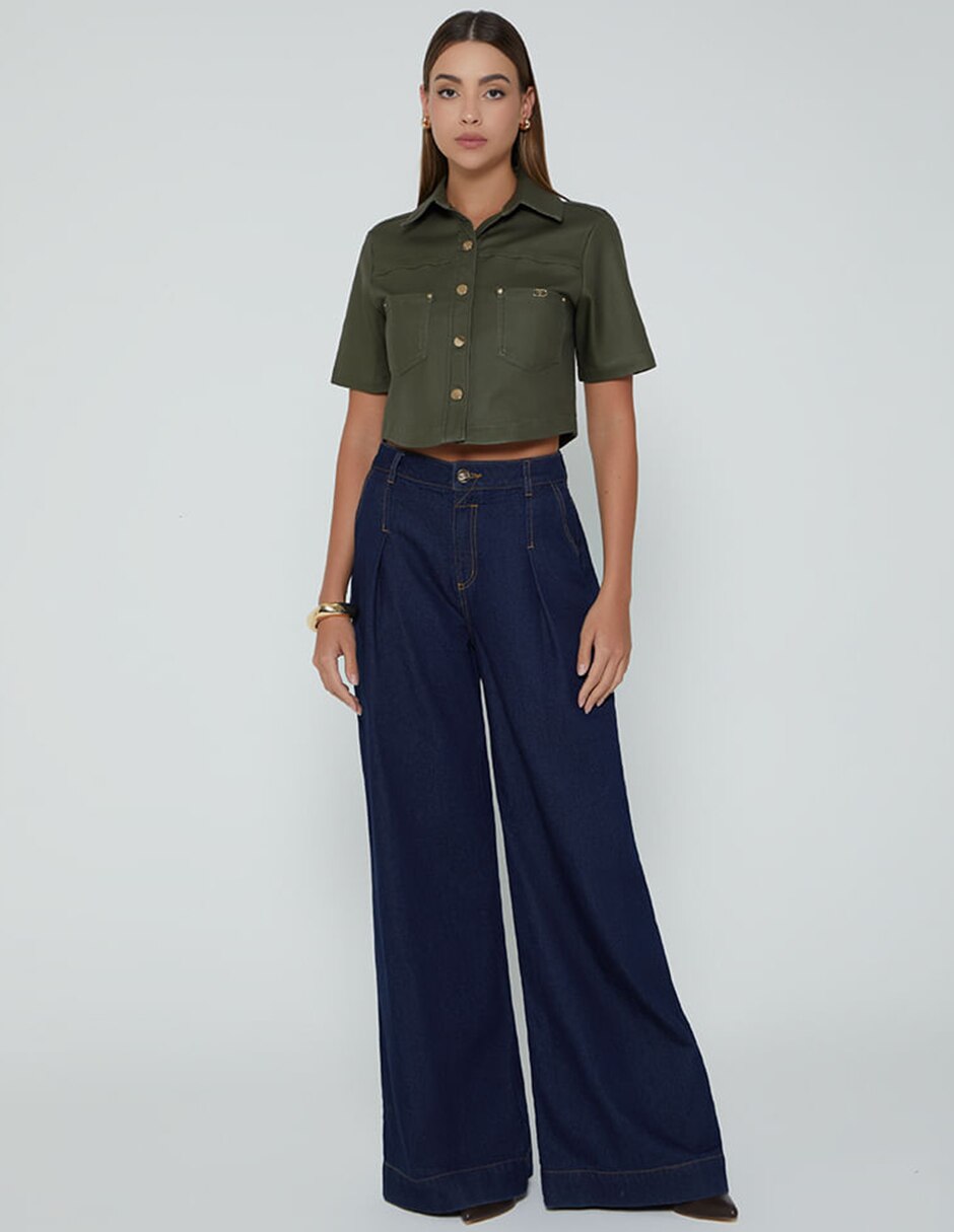 Blusa camisera Sin familia o colección manga Corta para mujer 3