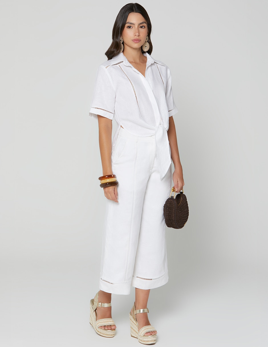 Blusa camisera Kalkara Repro manga Corta para mujer 2