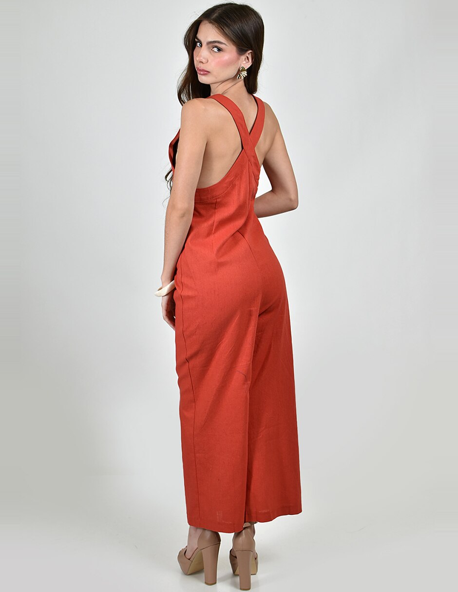 Jumpsuit No aplica de Poliéster Casual estampado Liso para mujer 3