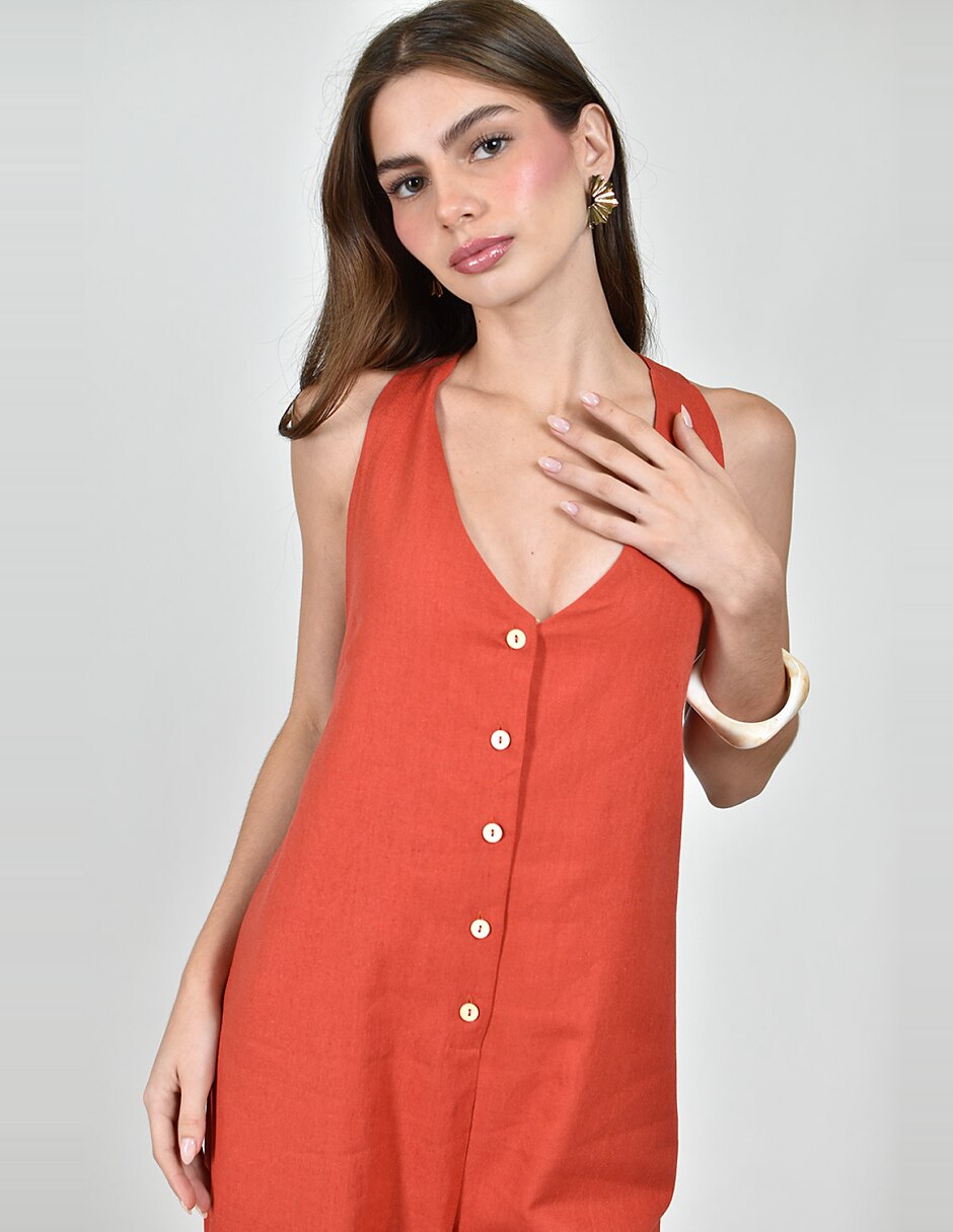 Jumpsuit No aplica de Poliéster Casual estampado Liso para mujer 4