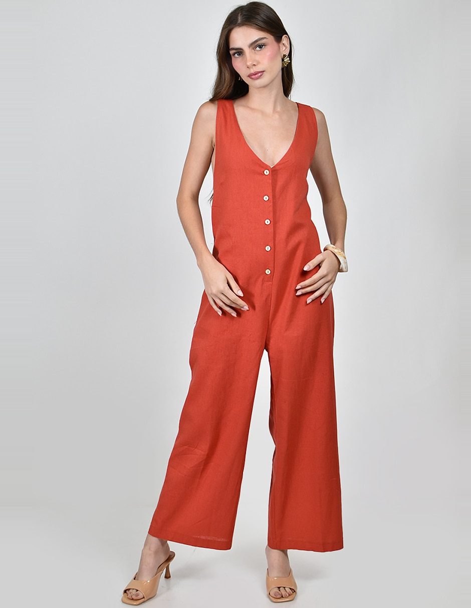 Jumpsuit No aplica de Poliéster Casual estampado Liso para mujer 6