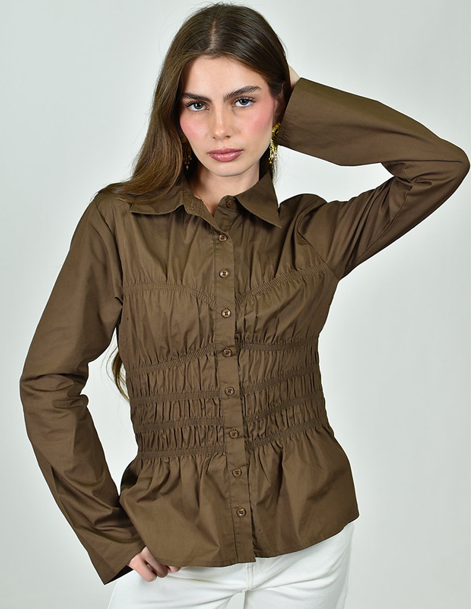 Blusa No aplica manga Larga para mujer