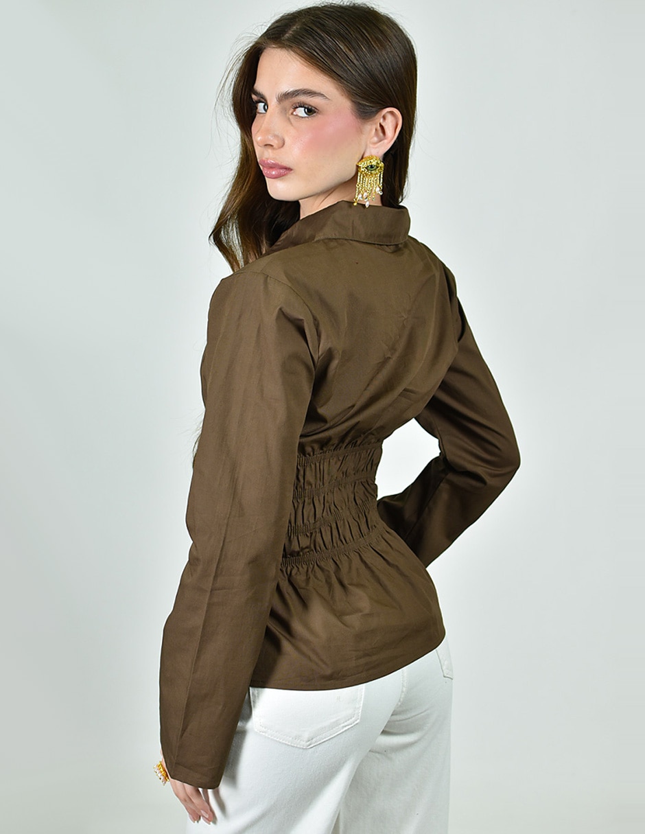 Blusa No aplica manga Larga para mujer 3
