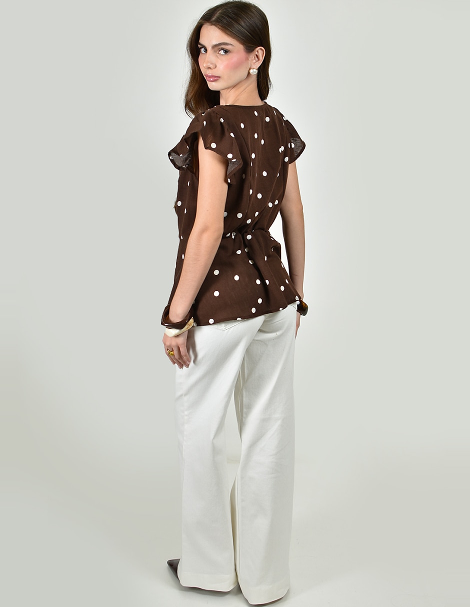 Blusa No aplica manga Corta para mujer 3