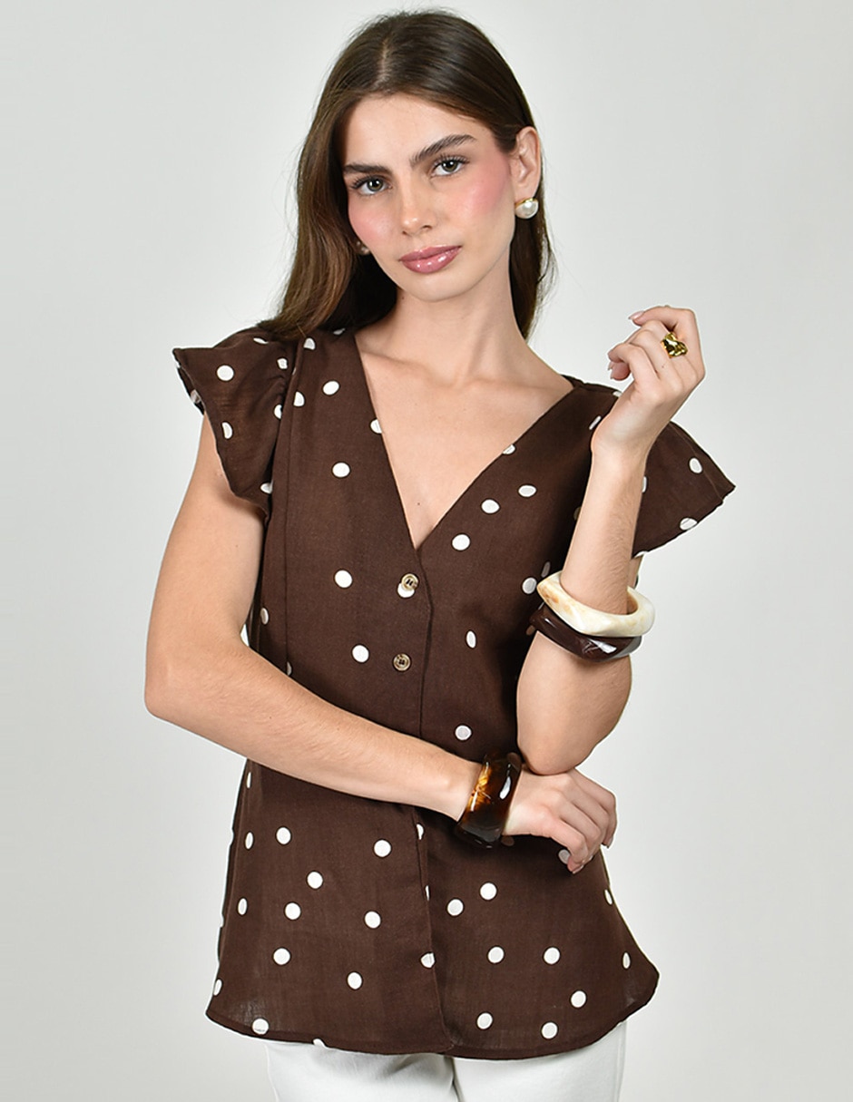 Blusa No aplica manga Corta para mujer 5