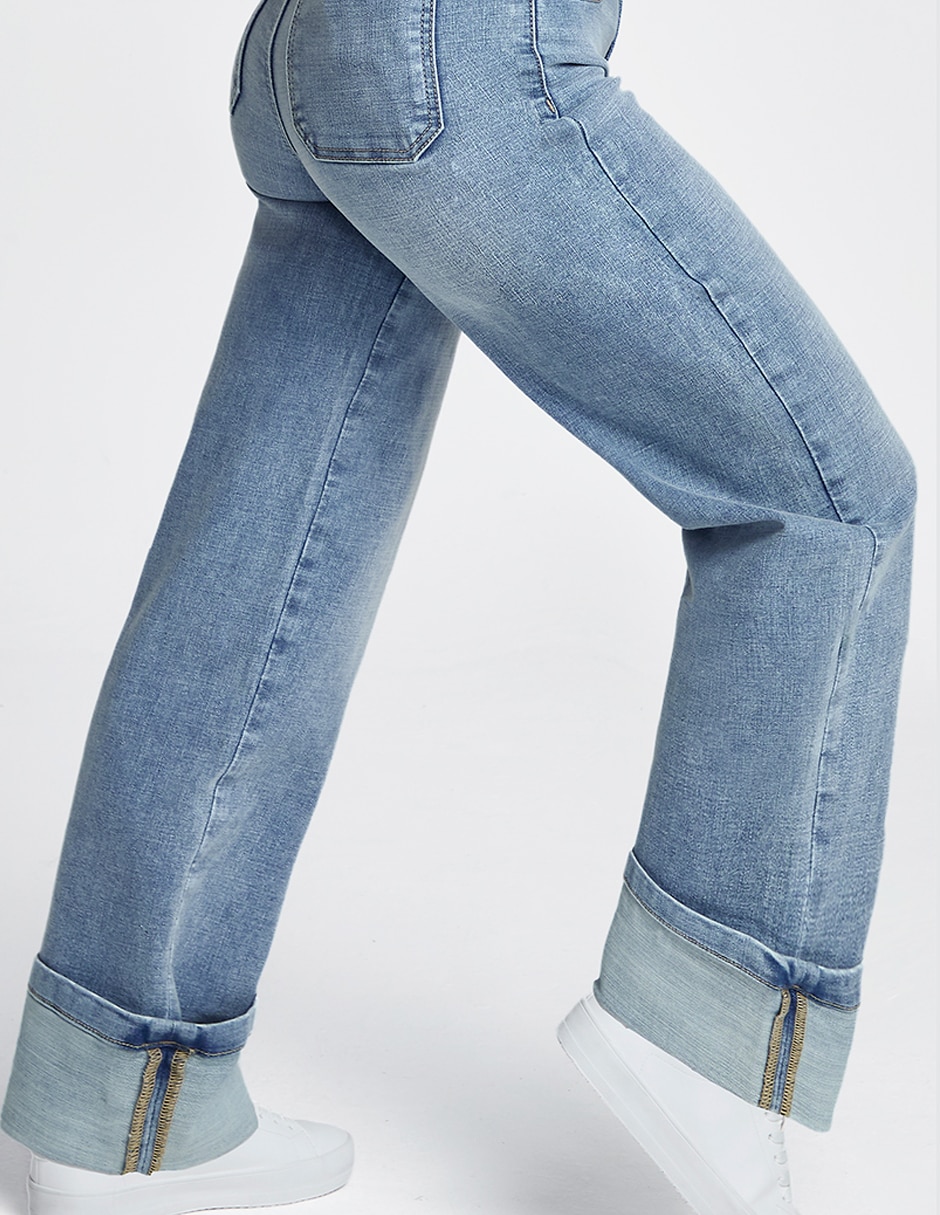 Jeans regular straight para mujer 6