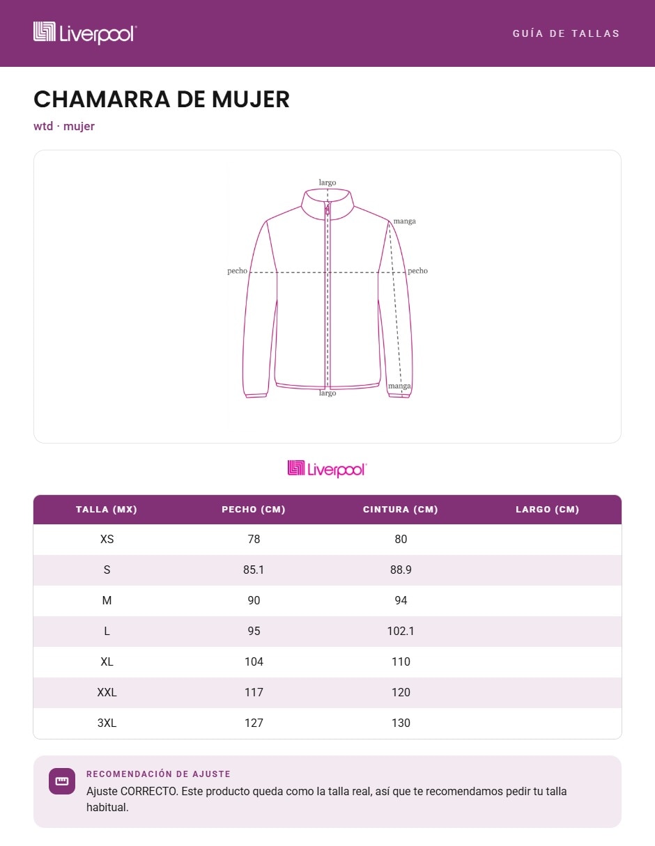 Chamarra Sí de Poliéster para mujer 5