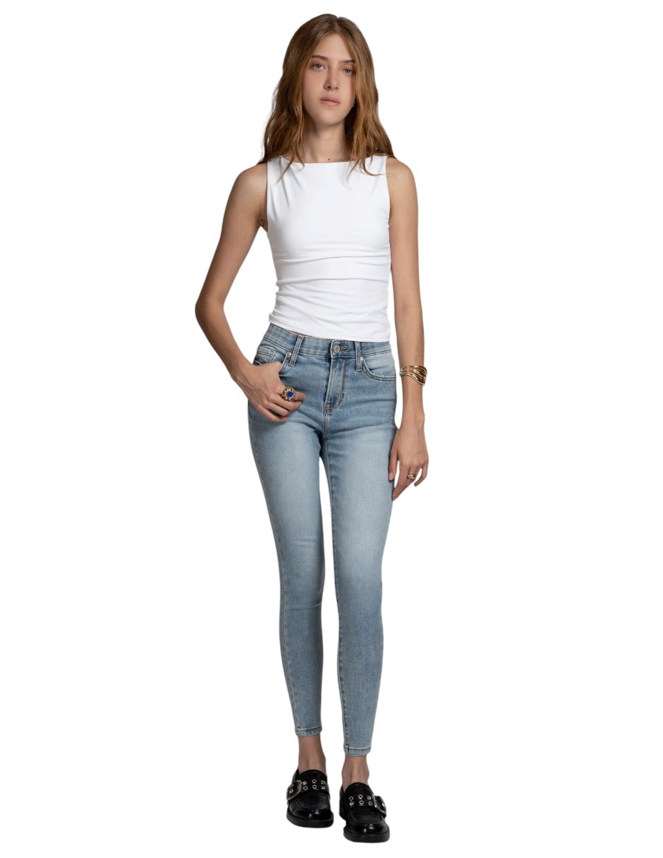 Jeans/Jegging/Jeans jogger Regular Skinny Cintura alta para mujer Jeans/Jegging/Jeans jogger Regular Skinny Cintura alta para mujer