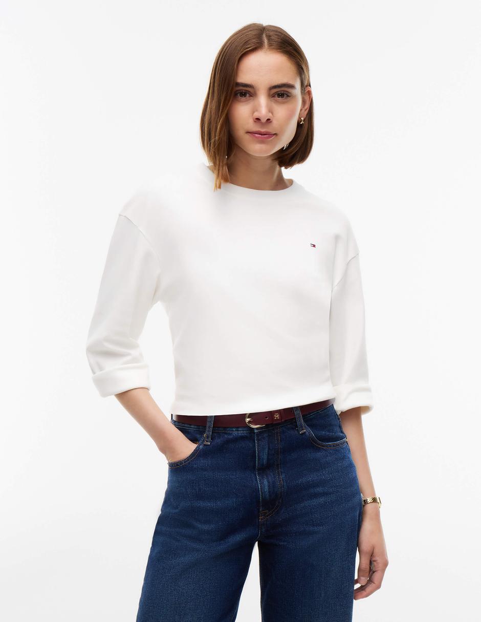 Playera manga Sin colección cuello Redondo para mujer