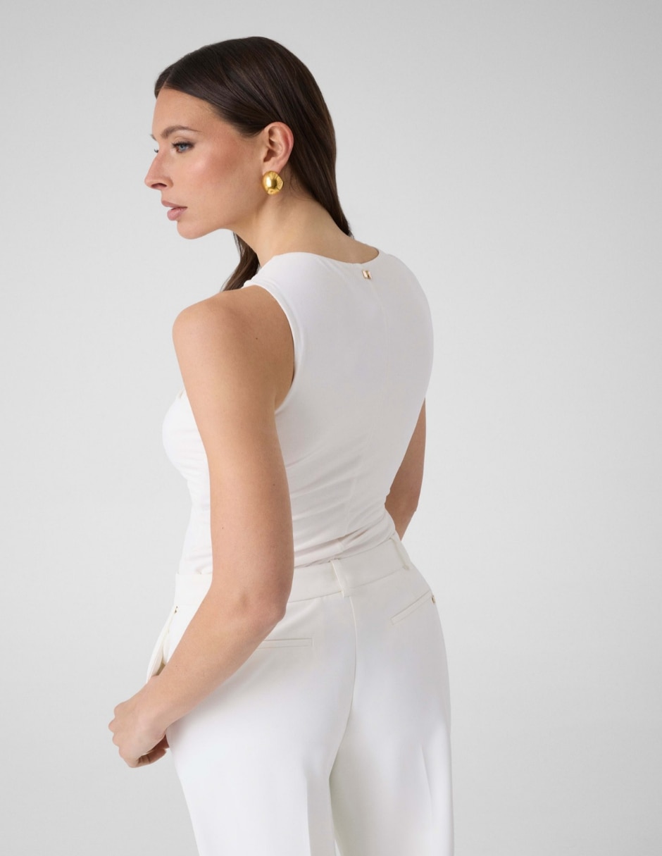 Blusa FRANCA manga Sin Manga para mujer 4