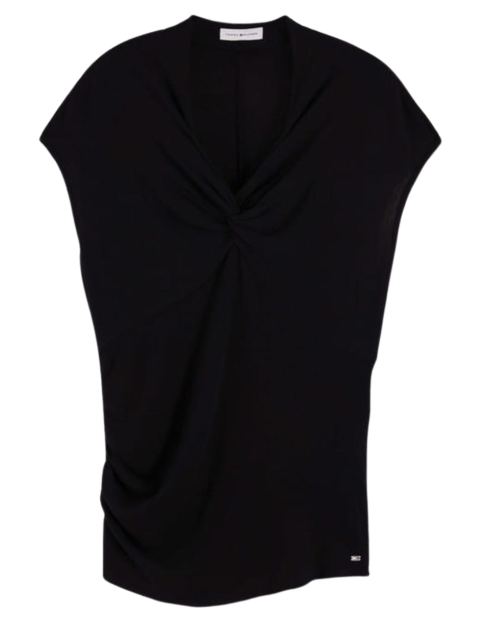 Blusa cintura smock Sin colección manga Corta para mujer 2