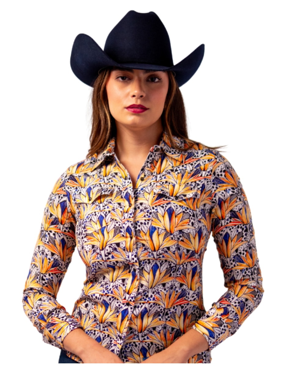 Camisa/Sobrecamisa de Rayón manga Larga para mujer Camisa/Sobrecamisa de Rayón manga Larga para mujer