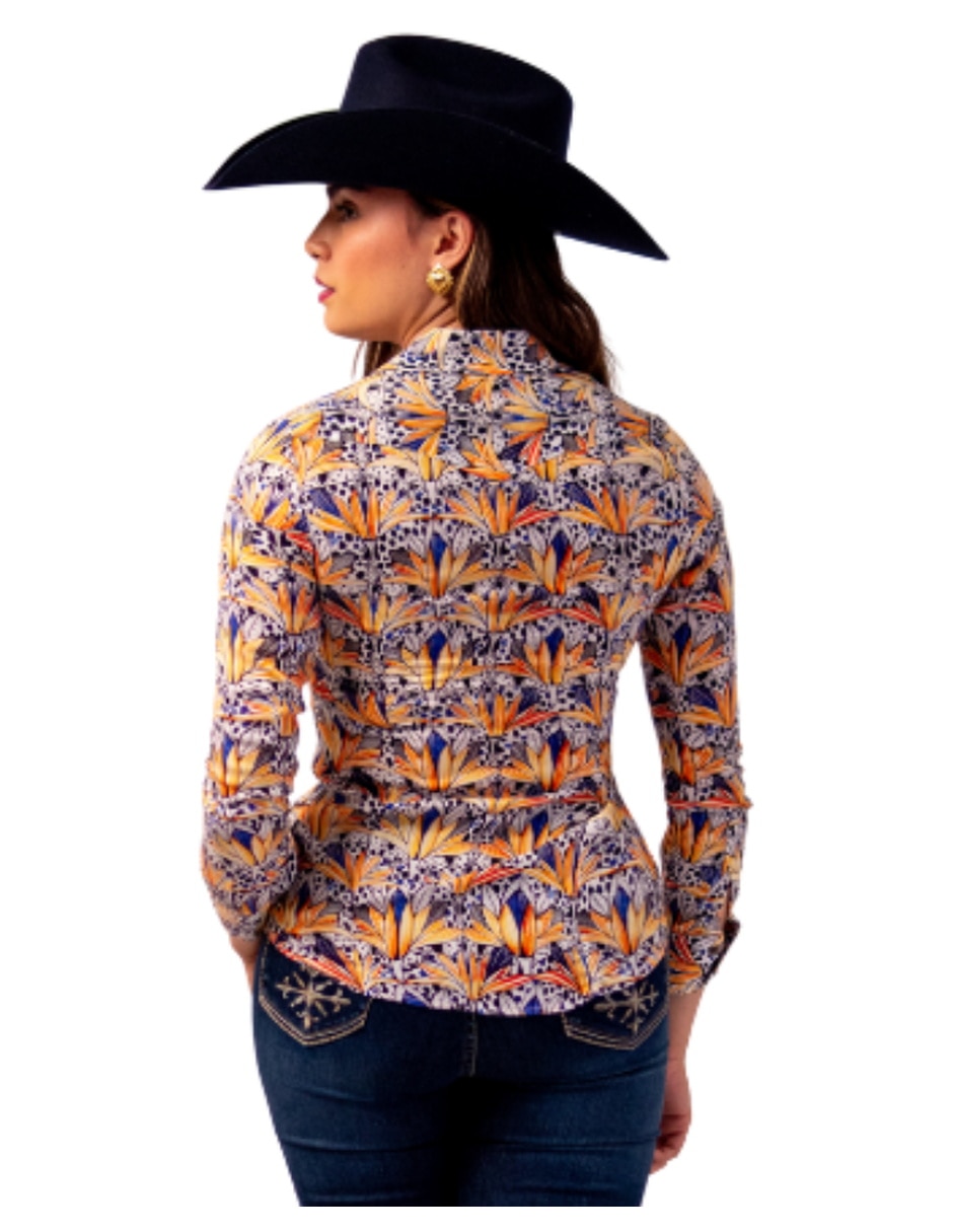 Camisa/Sobrecamisa de Rayón manga Larga para mujer 2