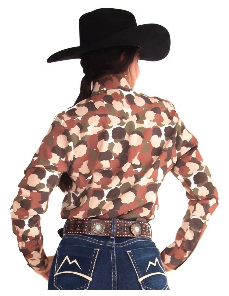 Camisa/Sobrecamisa de Rayón manga Larga para mujer 2