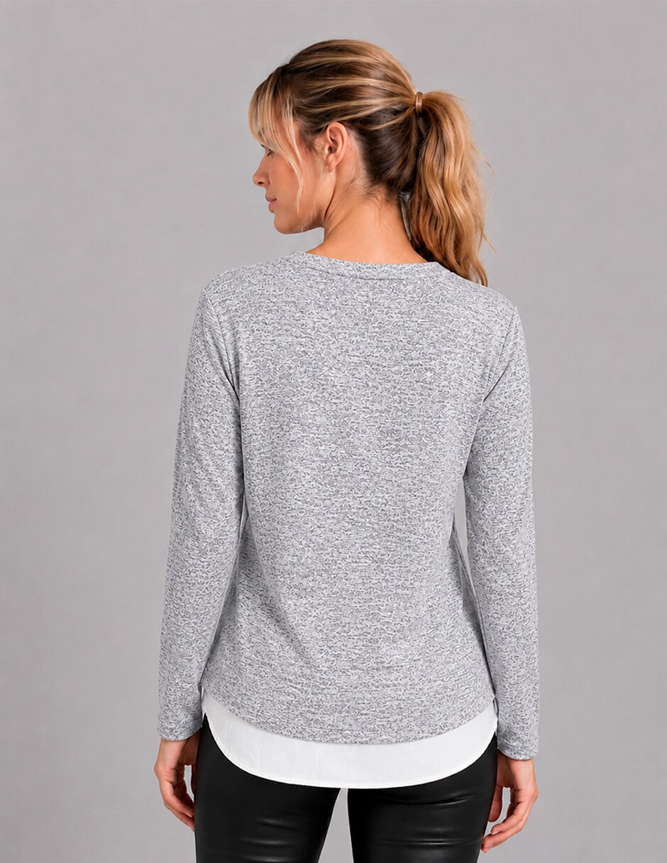 Blusa manga larga para mujer 3