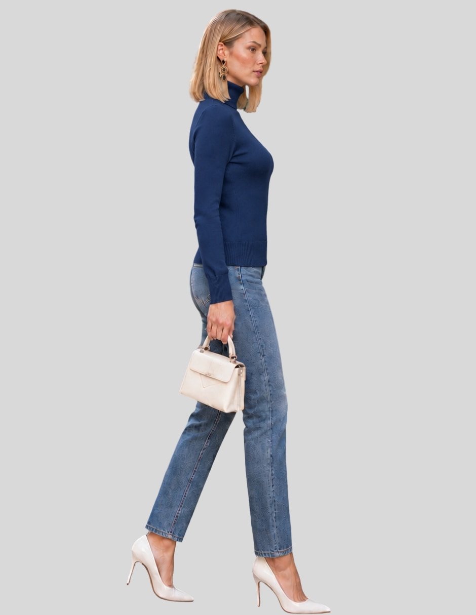Suéter cuello alto para mujer 2