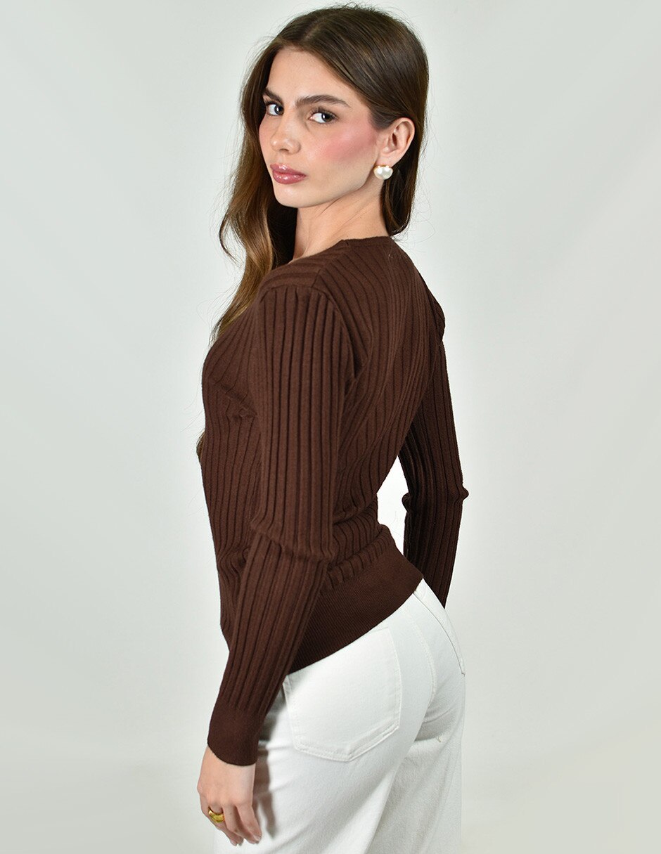Blusa manga larga para mujer 3