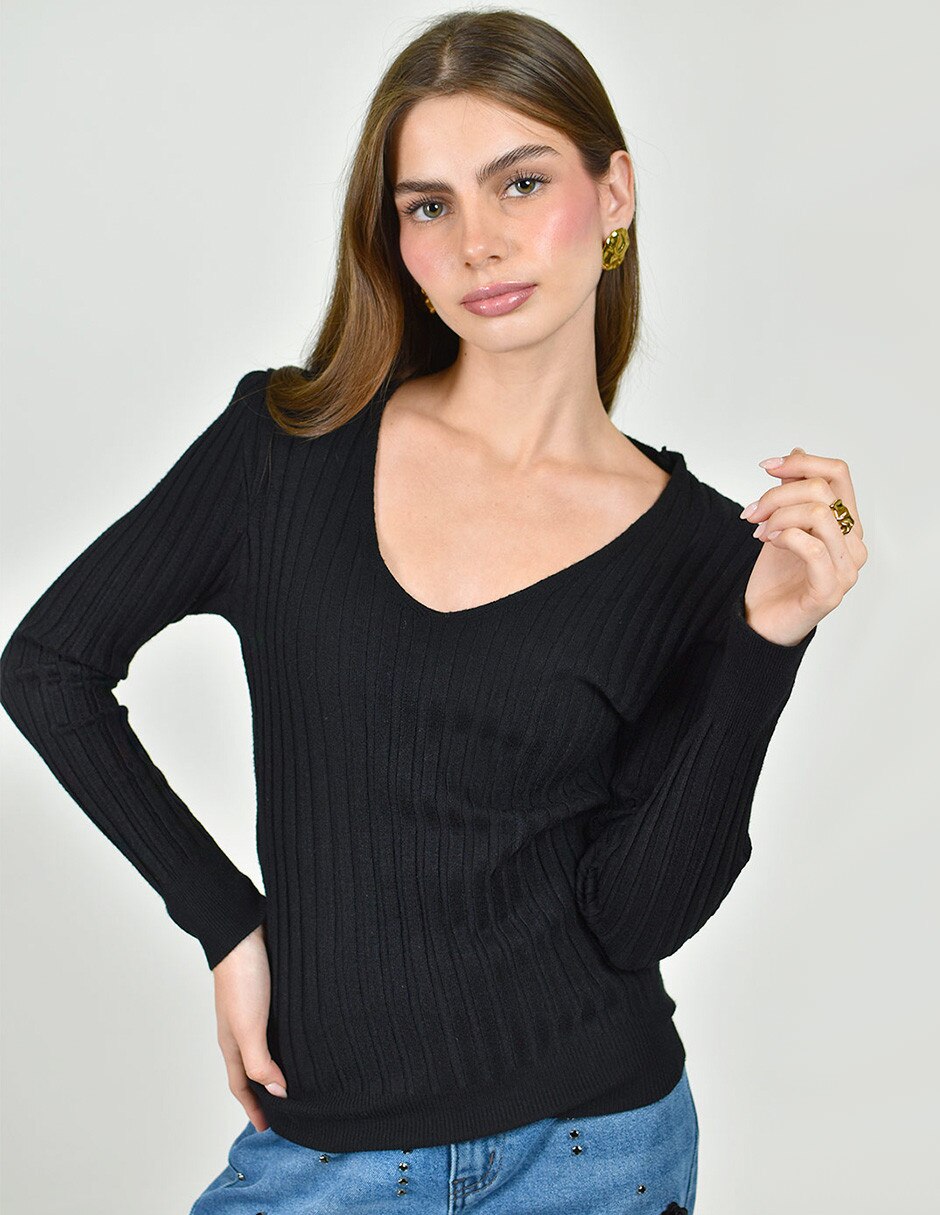 Blusa manga larga para mujer 4
