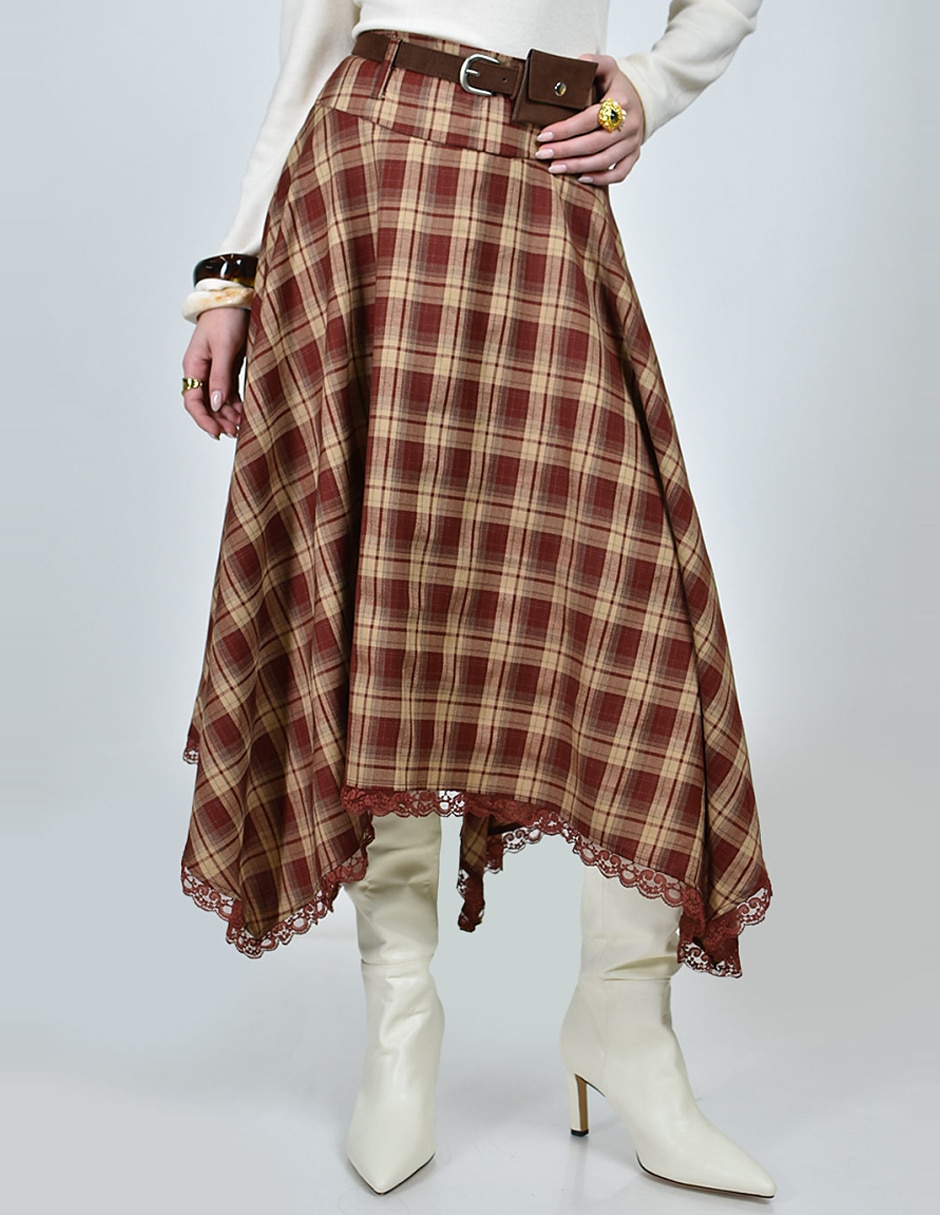Falda midi