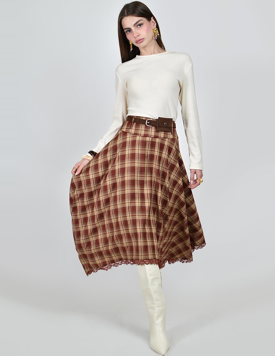 Falda midi 4
