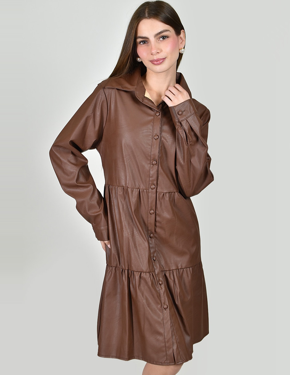 Vestido a la rodilla casual para mujer