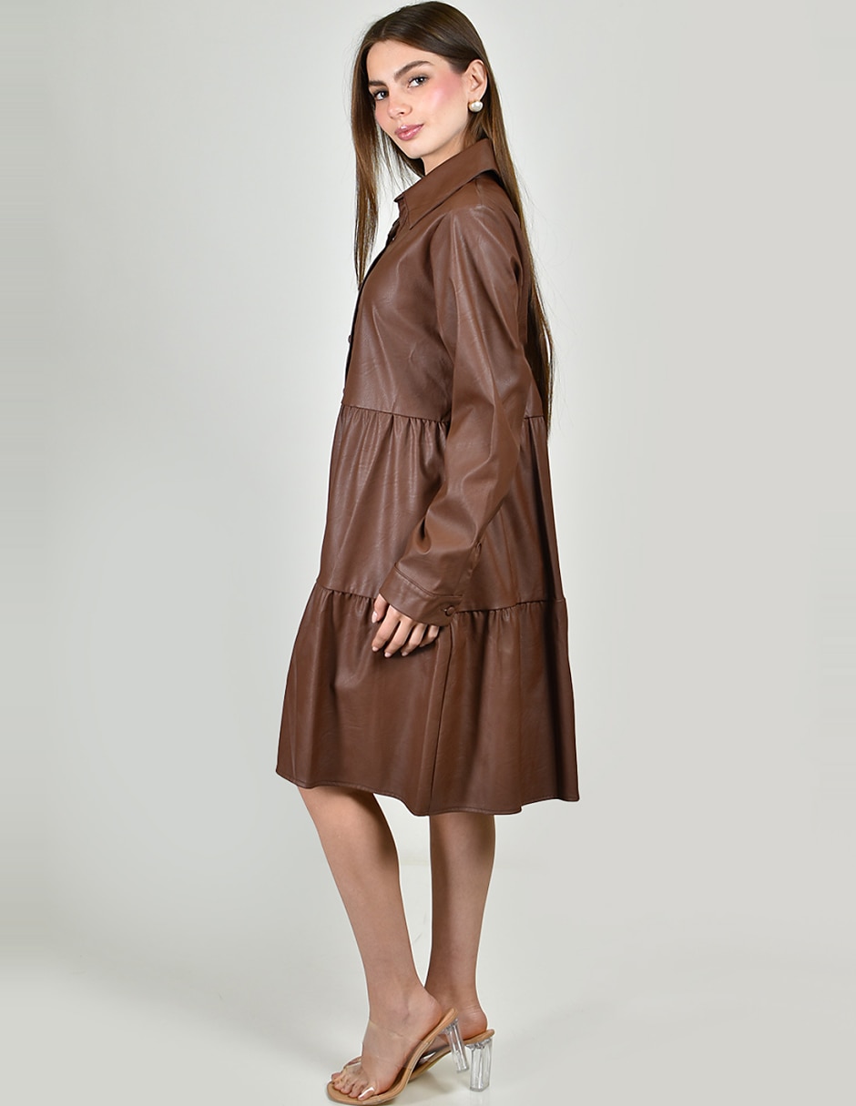 Vestido a la rodilla casual para mujer 2