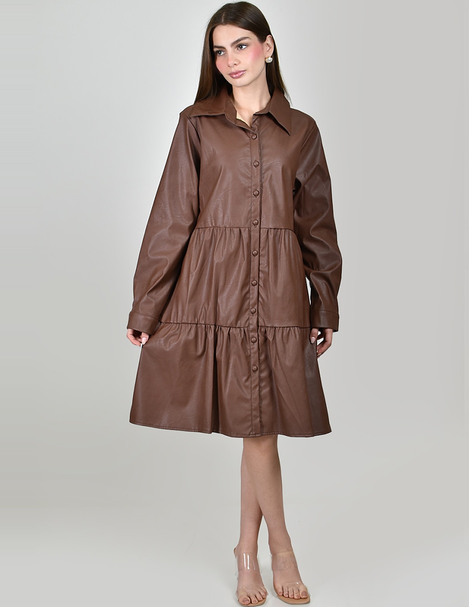 Vestido a la rodilla casual para mujer 4