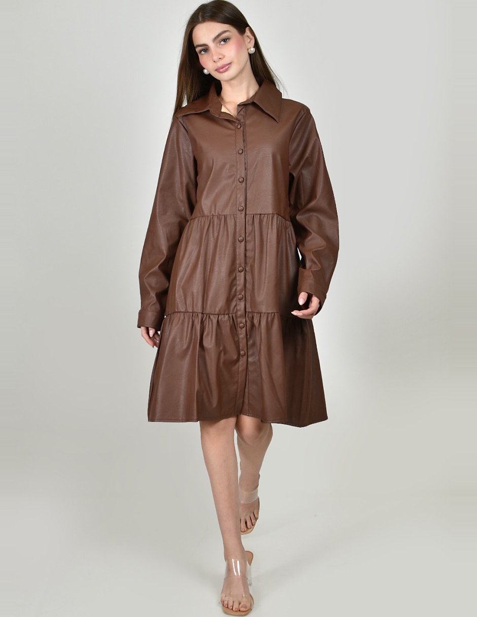 Vestido a la rodilla casual para mujer 5