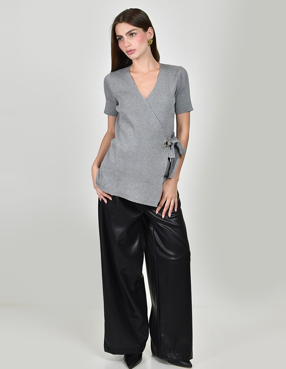 Blusa manga corta para mujer 5