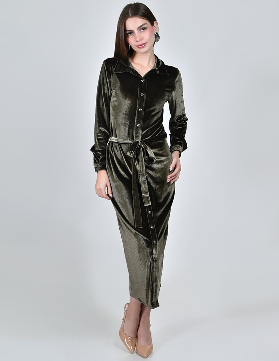 Vestido midi casual para mujer Vestido midi casual para mujer
