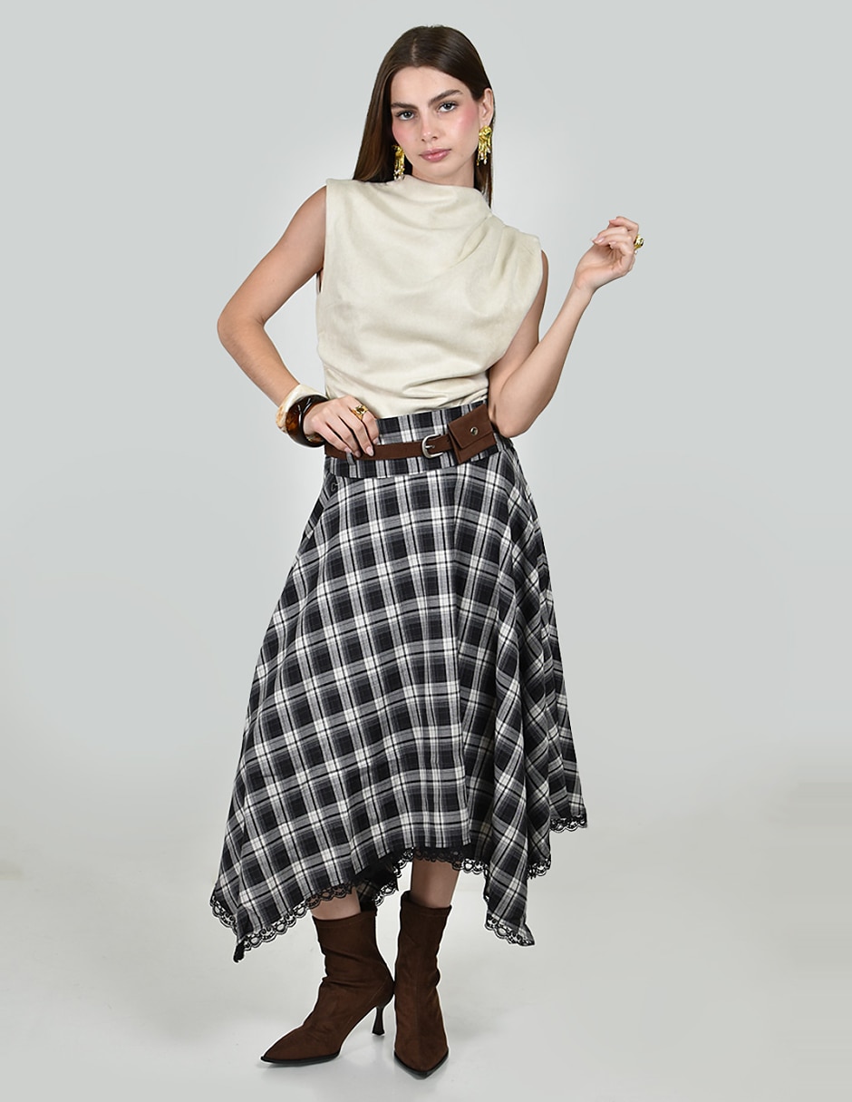 Falda midi 4