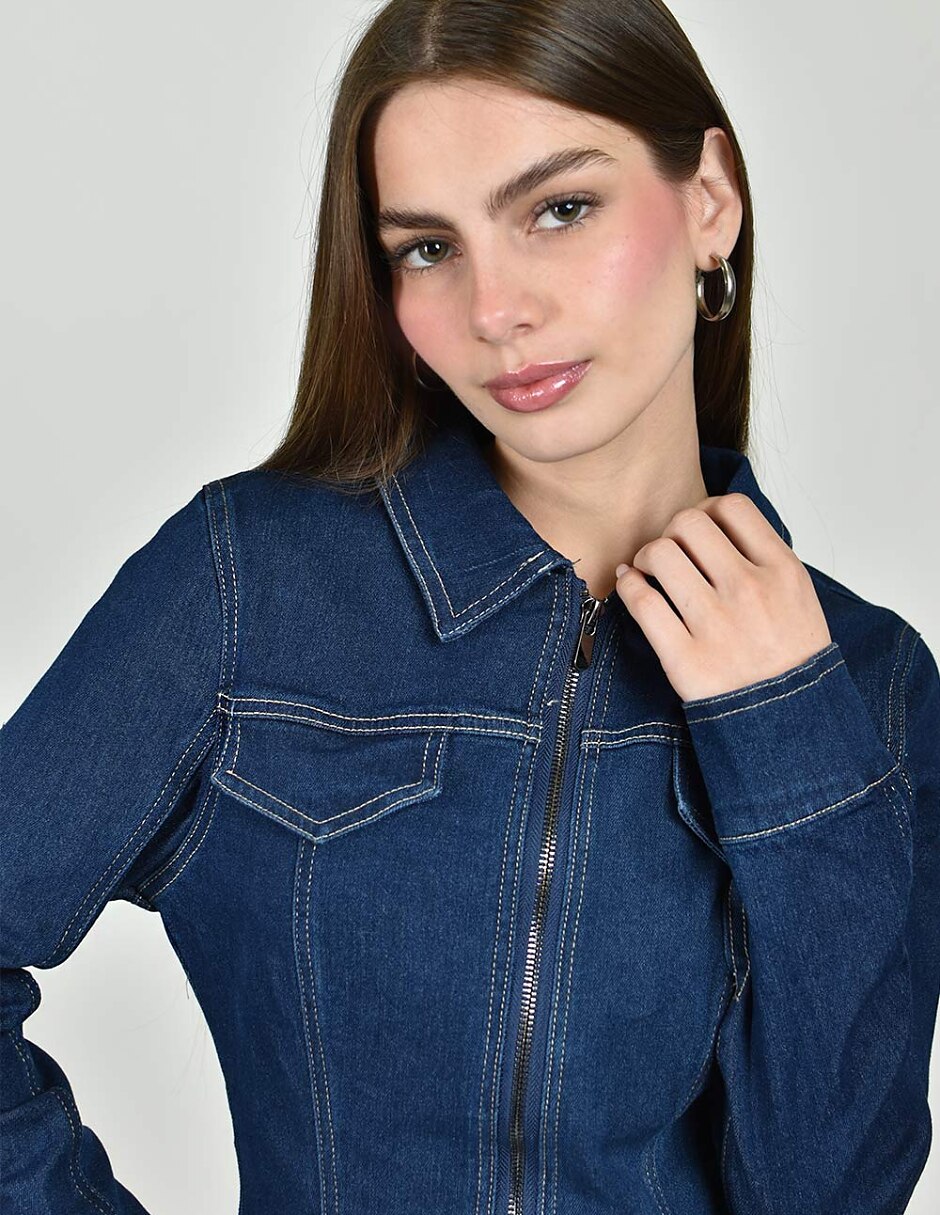 Chamarra de mezclilla para mujer 4