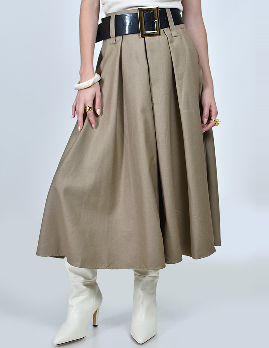 Falda midi Falda midi
