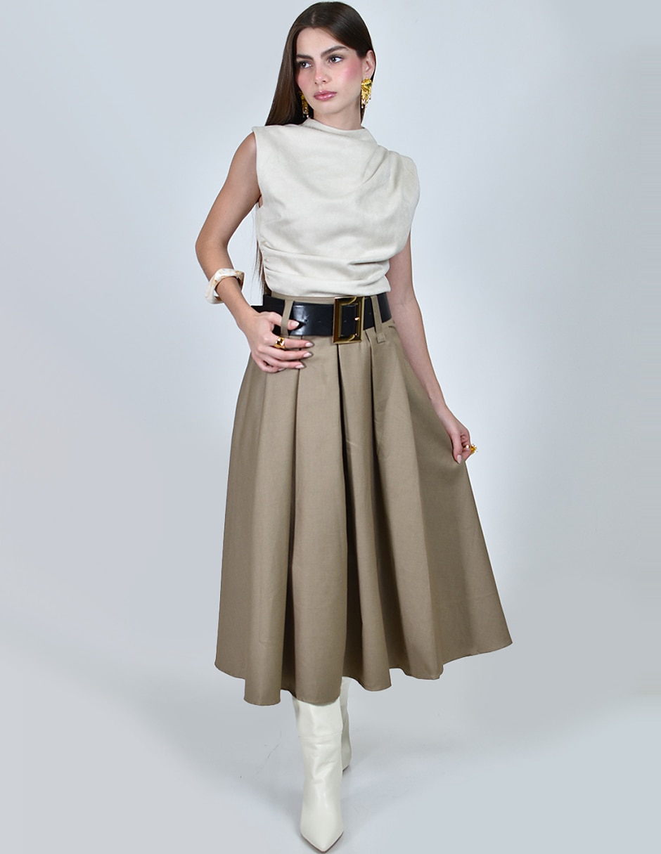Falda midi 4