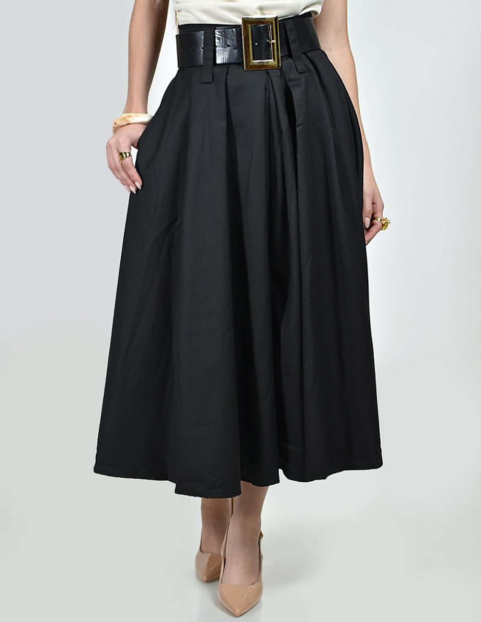 Falda midi
