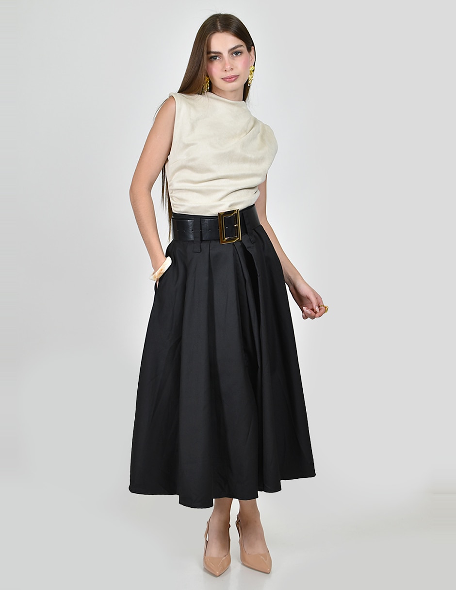 Falda midi 4