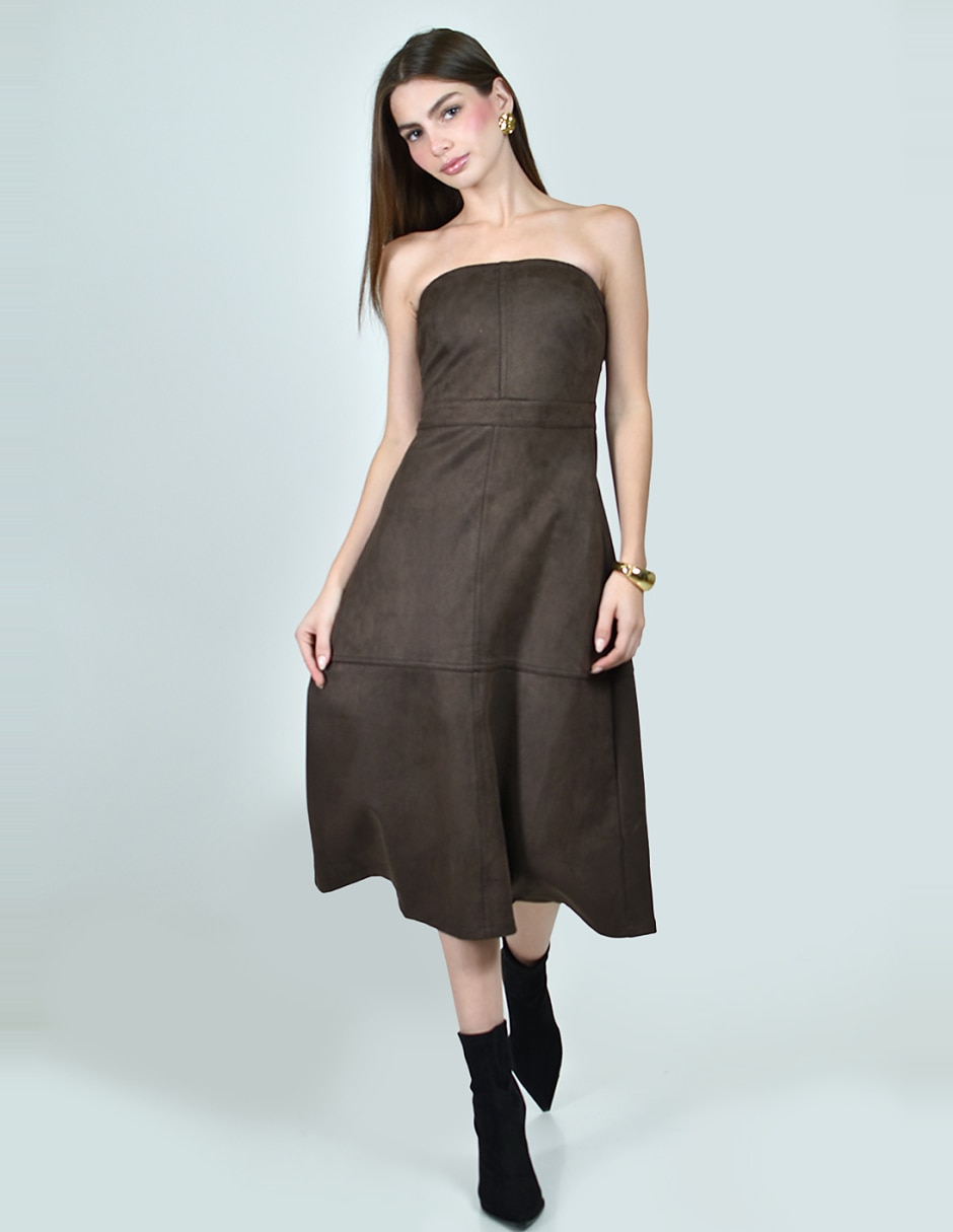Vestido midi casual para mujer Vestido midi casual para mujer